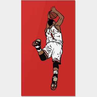 Derrick Rose Dunk Posters and Art
